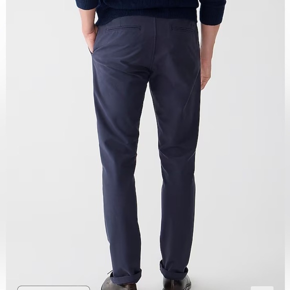 J crew 484 Slim-fit midweight tech pant navy - Picture 3 of 4